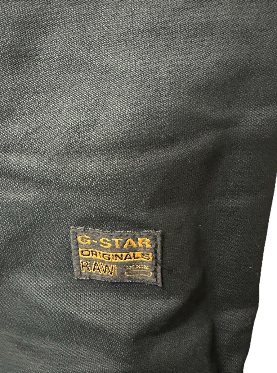 G-Star Raw Denim Garber Trench Men Sports Jacket Coat Black Large View 3
