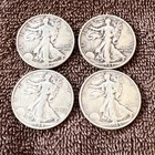 (4) Walking Liberty Half Dollars 1941-S 42-S, 43-S 44-S No Reserve