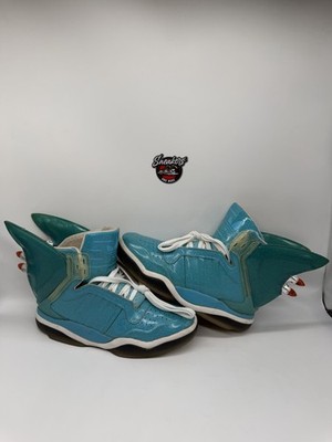 Adidas Jeremy Scott JS Shark Fin Blue Light Up S77799 Men s Bear Wings Size 5.5