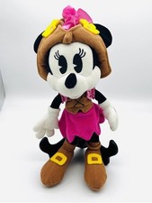 Disney Parks Minnie Mouse Plush Pirates of the Caribbean Stuffed Animal Toy 12  