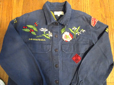 Cub Scouts of America BSA Den Mom Blue Uniform Shirt Small With Embroidery