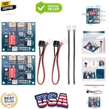 2PCS DC 12V 4 Wire PWM PC CPU Fan Temperature Control Speed Controller Module...
