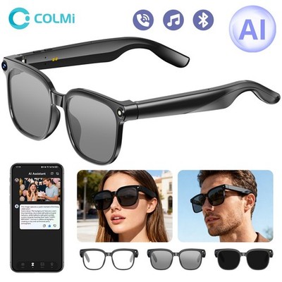 COLMi C-M02S Smart Glasses HD Camera Bluetooth Audio Video Ray-Ban Meta Alt iOS