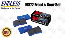 ENDLESS Genuine Front & Rear Brake pads Set MX72 For Nissan R35 GT-R OEM