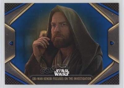 2023 Topps Star Wars Obi-Wan Kenobi Blue Focuses on the Investigation #24 0wq
