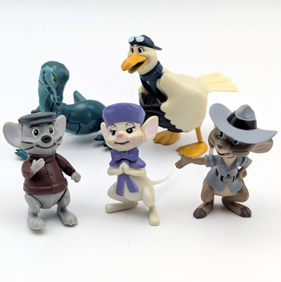Disney The Rescuers Down Under Vintage Mini Figure Set Choco Egg Used 2001