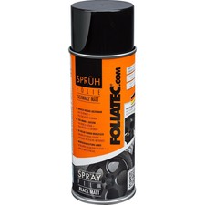 FOLIATEC Sprüh Folie 400ml Mattschwarz für Motorrad und KFZ Projekte