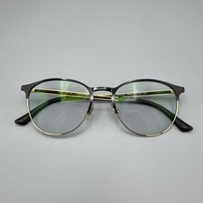 Ray-Ban Eyeglasses RB6375 2890 Round Black Gold 51-18-145 Clubmaster FRAMES ONLY