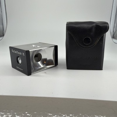 Rollei 16 Film Camera Rolleiflash 16 Flash Attachment w/ Case