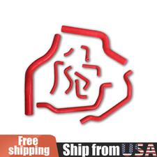 Red Silicone Radiator Hose For 1990-1994 Mitsubishi Eclipse 4g63t Gstgsx Turbo