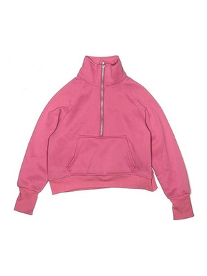 Unbranded Girls Pink Sweatshirt 130 cm