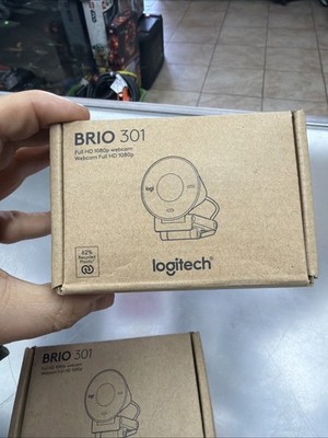 Logitech Brio 301 Full HD 1080p Webcam USB-C with Microphone for PC Laptop Skype