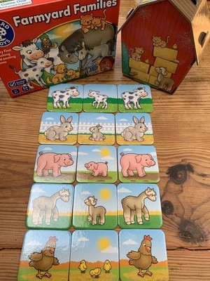 Orchard Toys Farmyard Families Matching and Posting Game Age 2+ Feinmotorik