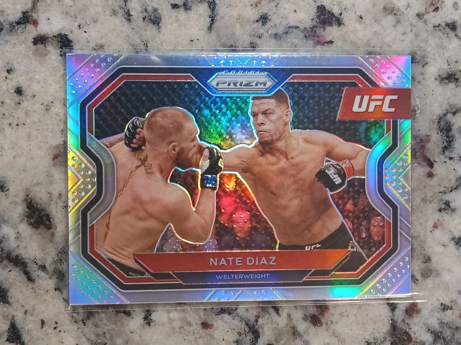 2021 Panini Prizm UFC - Nate Diaz Vs Conor McGregor #115 Silver Prizm