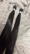 straight 30 inch number 4 bundles (never used human hair blend)
