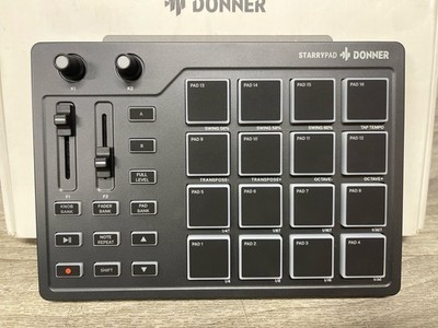Donner StarryPad RGB MIDI Pad Controller For Music Production (A1D028350)