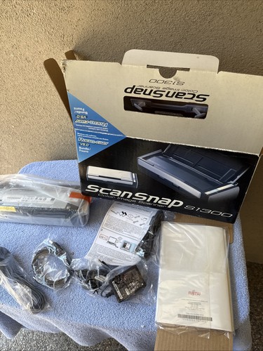 New Fujitsu S1300 SR ScanSnap Portable Image Document Scanner W/Cables, Box Read - Picture 20 of 24