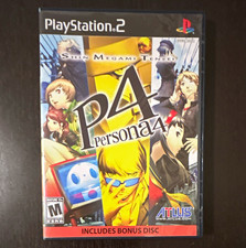 Shin Megami Tensei: Persona 4 PS2 Playstation 2 CIB Complete Mint w/ Bonus Disc