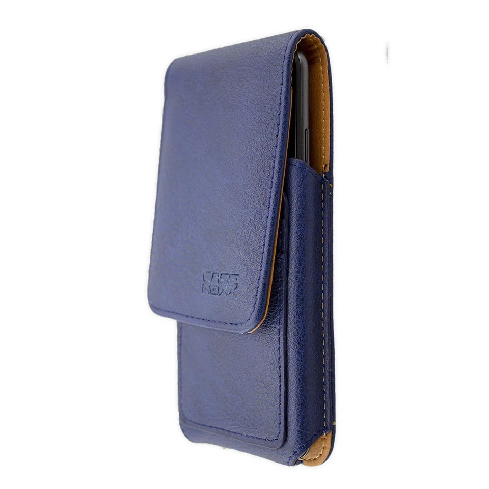 caseroxx Caso di copertura per Google Pixel 3a XL in azzurro fatto di vera pelle - Immagine 3 di 4