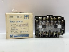 YASKAWA HC-10E5 AC MAGNETIC CONTACTOR 90-100V 50Hz / 100-110V 60Hz / 220V 2.2KW