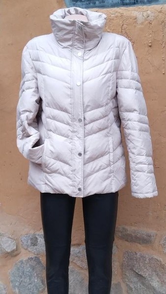 Women Kenneth Cole Puffer Jacket Beige 40 / L / 48