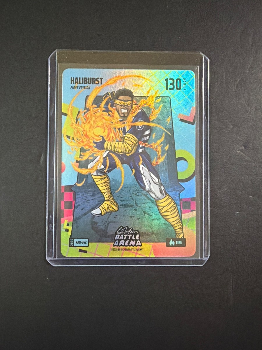 Haliburst Bo Jackson Battle Arena Rad 80s 130 Power Fire🔥 RAD-342 2026 Foil