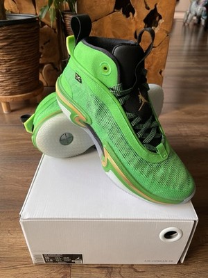 Air Jordan XXXVI 36 Celtics 2022 Green Spark / Metallic Gold CZ2650 300 Gr. 44