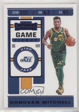 2019-20 Panini Contenders Game Ticket Purple 32/49 Donovan Mitchell #31 gd1