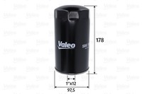 Valeo ÖLfilter 586150 Anschraubfilter FüR Patrol Up W160 Nissan K160 Pick 3 W260