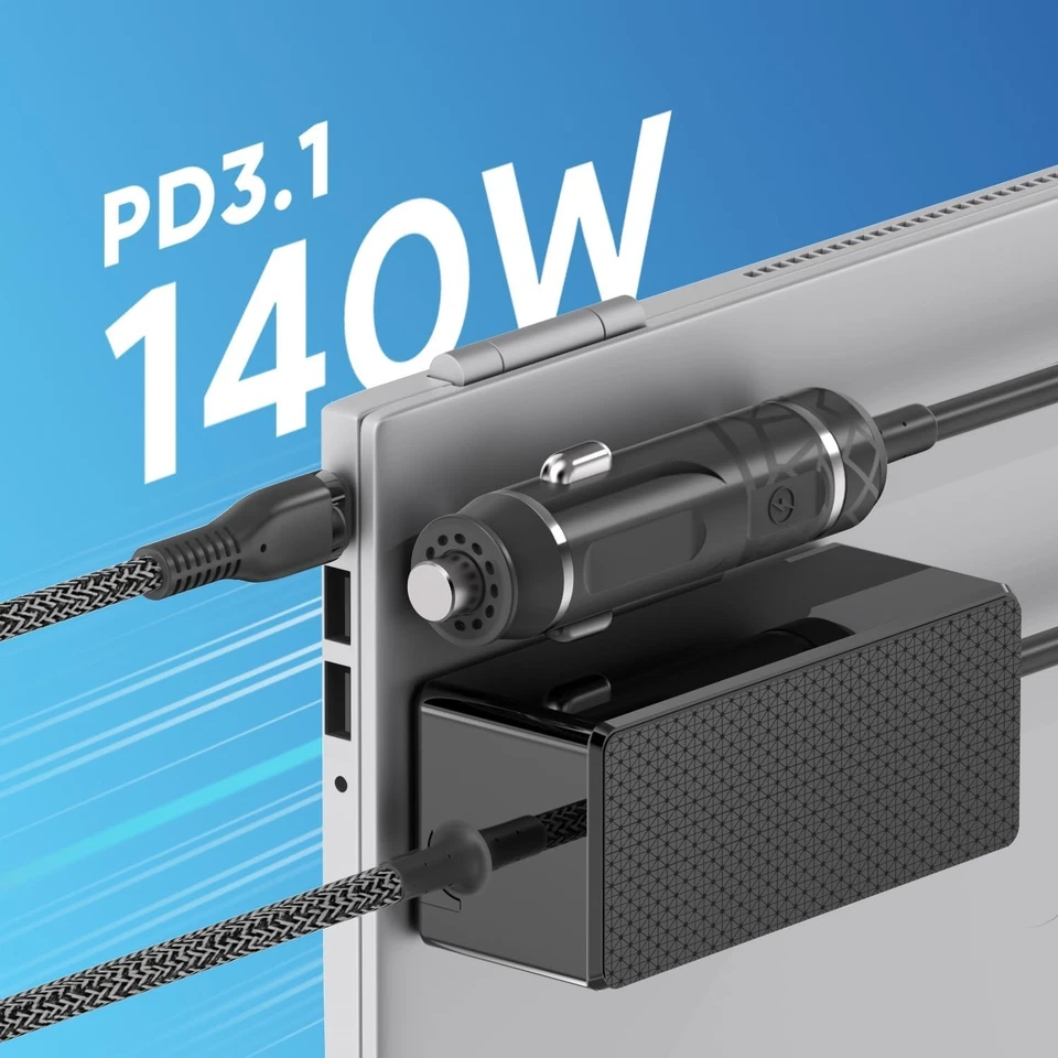 Dell XPS Precision Latitude 140W Car Charger - Image 4 of 4