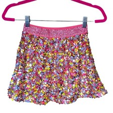 365kids from Garanimals Girls Pink Sequin A-Line Skirt Size 7 Party Sparkle