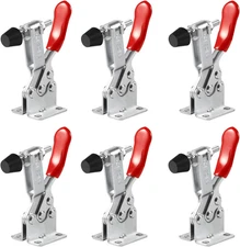 6 PCS Hand Tool Toggle Latch Clamp 201B,220 Lbs Holding Capacity Horizontal Clam