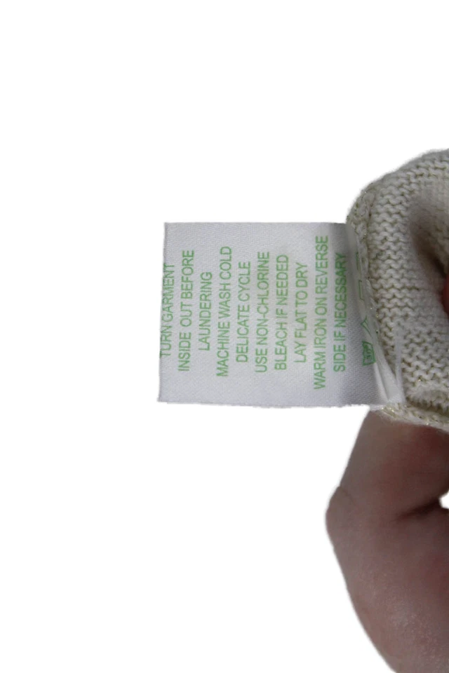 Мини-платье Lilly Pulitzer для девочек с длинными рукавами блестящее с зауженной талией бежевое размер 10 - Изображение 4 из 4