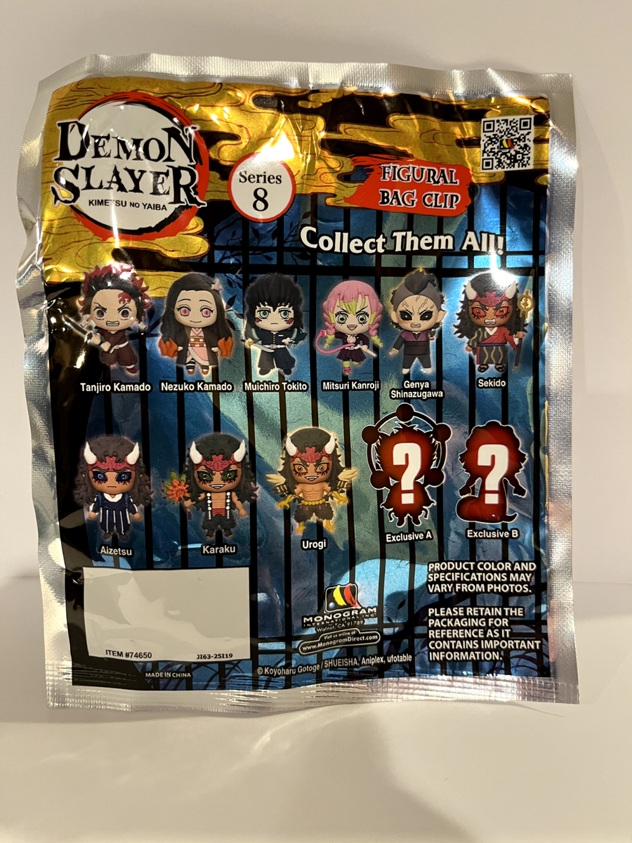Demon Slayer Series 8 Blind Bag 3D Foam Figural Keychain (Choose