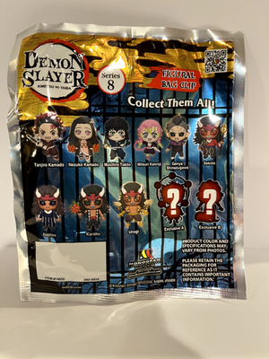 Buy Demon Slayer Series 8 Blind Bag 3D Foam Figural Keychain