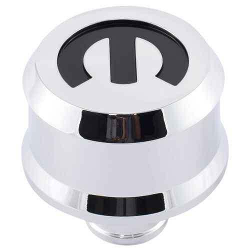 Proform Mopar Emblem Slant Edge Breather Cap Emblem - Chrome Proform Mopar Emblem Slant Edge Breather Cap Emblem - Chrome