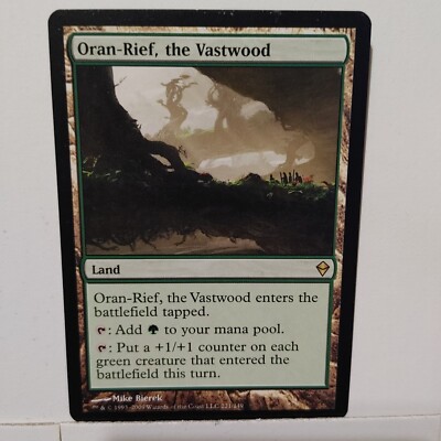 ORAN-RIEF, THE VASTWOOD --- MTG -- ZENDIKAR ---  NM