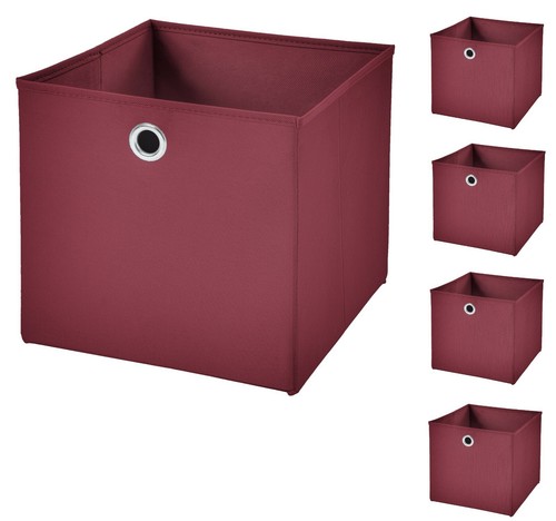 5 PIEZAS 32x32x32 Caja de Almacenamiento Tapa Cesta Cesta de Inserción Caja Plegable Caja Cajas - Imagen 75 de 77