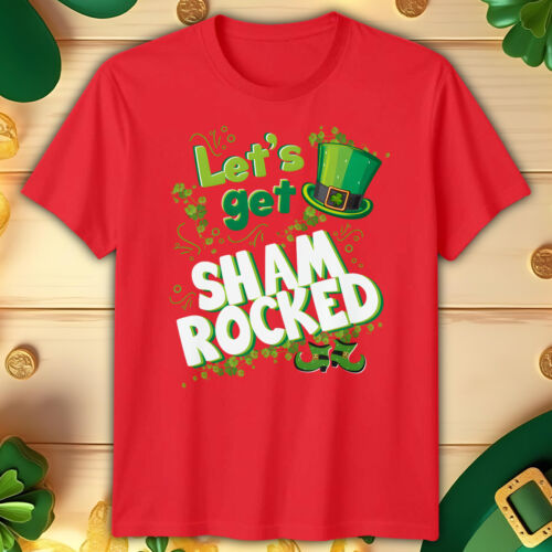 Let's Get Shamrocked Hombres Mujeres Divertidas Camisetas Día de San Patricio Camiseta Irlandesa #STPD - Imagen 16 de 20