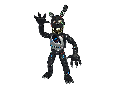 TOY FIGURE MEXICAN FIVE NIGHTS AT FREDDY 'ANIMATRONICS TWISTED springtrap  BLACK