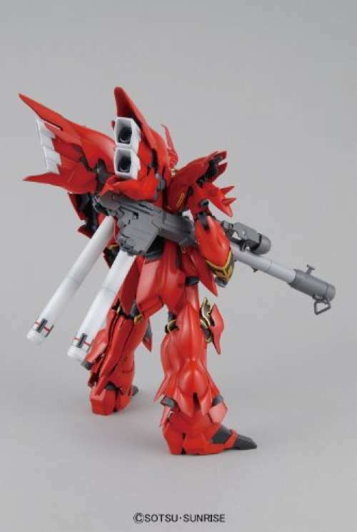 BANDAI MSN-06S SINAN JU 1/100 ガンプラ BANDAI MG 1/100 Model kit MSN-06S Sinanju Gundam UC from