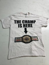 WWE Men’s John Cena “The Champ is Here” 2013 White Shirt -  Medium