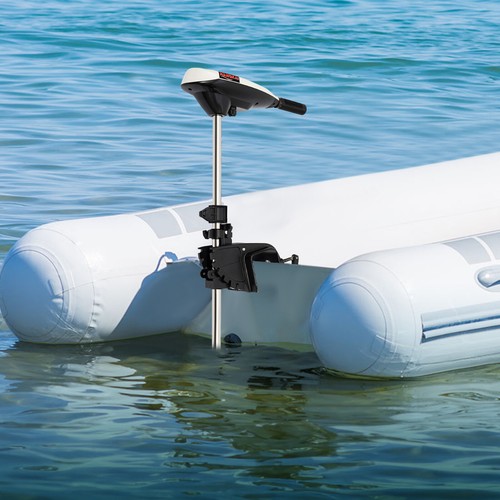 MOTORE ELETTRICO 65LB 12V FUORIBORDO PER BARCA GOMMONE CON ELICA A TRE PALE 660W