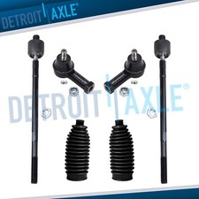 Front Inner Outer Tie Rod Kit For 2001 2002 2003 2004 2005 2006 Hyundai Santa Fe