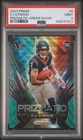 2023 PANINI PRIZM PRIZMATIC GREEN WAVE #6 CJ STROUD ROOKIE RC PSA 9