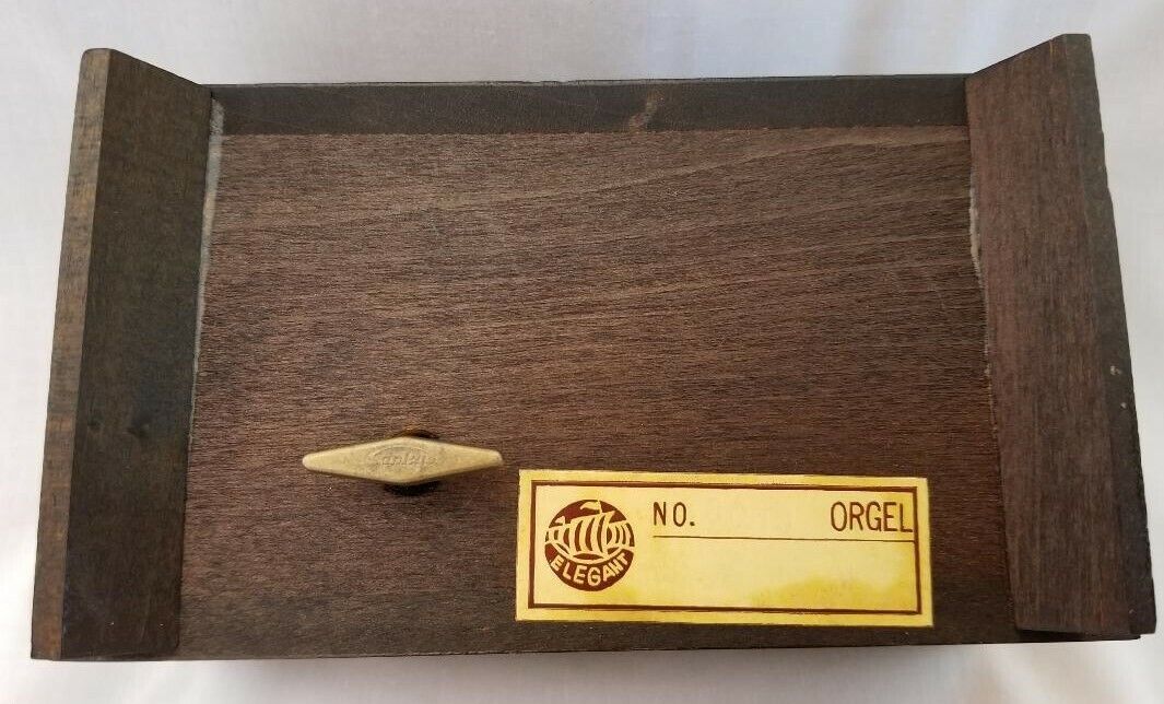 Vintage Minori Orgel Egyptian Music Box Made In Japan - RARE Vintage Minori Orgel Egyptian Music Box Made In Japan - RARE