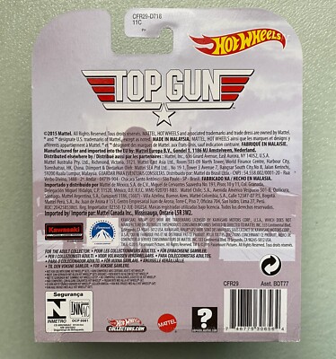 Hot Wheels Retro Entertainment Top Gun Kawasaki Ninja GPZ 900R