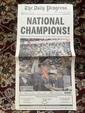 2019 University Of Virginia Basketball National Champions Newspaper UVA Sports