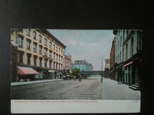 SPRINGFIELD, MA * MASSASOIT HOUSE & THE ARCH ~ MAIN STREET * UNPOSTED UDB c 1905