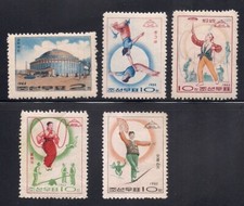 Corea... 1965 Sc # 652-56 Circo MNH OG (3-3375)